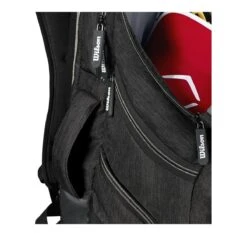 Wilson A2000 Players Backpack Bat Bag: WTA2000 21 Wilson A2000 Players Backpack Bat Bag: WTA2000 -EASTON Shop WTA20BPBL 5 Wilson A2000 Backpack Black Silver Handle.png.cq5dam.web .1200.1200