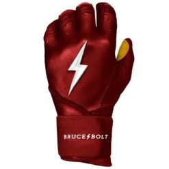 Bruce Bolt PREMIUM PRO Long Cuff Batting Gloves: Maroon -EASTON Shop premium pro long cuff batting gloves maroon brucebolt 153600