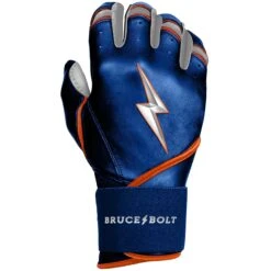 Bruce Bolt PREMIUM PRO NIMMO Long Cuff Batting Gloves: Mets Blue -EASTON Shop premium pro nimmo series long cuff batting gloves blue gloves brucebolt 426818