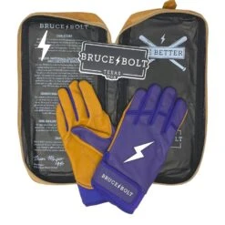 Bruce Bolt PREMIUM PRO Short Cuff Batting Gloves: Purple -EASTON Shop premium pro short cuff batting gloves purple brucebolt 271484