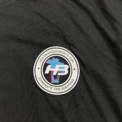 HB Lifestyle Active Wear Men's T-Shirt: Palm Trees (Black) -EASTON Shop treefront1