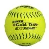 Worth 12" Super Gold Dot Extreme GSL Classic M Softballs (Dozen): UC12CYXTG